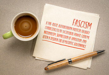 Fascism is a far-right, authoritarian political ideology characterized by dictatorial power,...