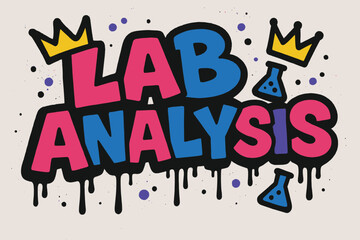 Fototapeta premium Urban Science Graffiti. Graffiti Simplified: 