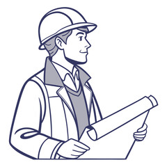 Vector art of architect