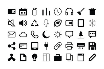 set of icons for web