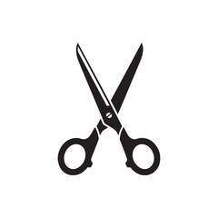 Vector art of pair of scissors