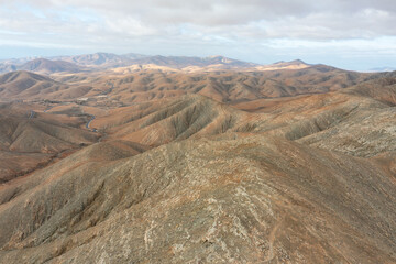 Majestic Sicasumbre Mountains in Fuerteventura, Canary Islands