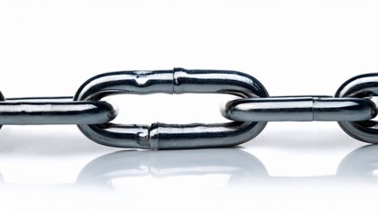 Obraz premium Chain On A White