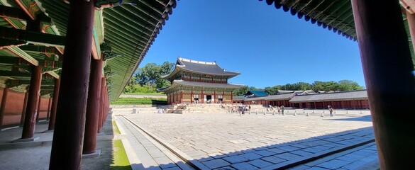 Injeongjeon Hall, changdeokgung palace, Seoul South Korea - Pictured 21 September 2025.