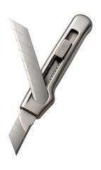 Obraz premium Durable segmented knife with a metal handle, ideal for drywall cutting.