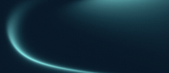 Blue Light Arc – Abstract Gradient Curve on Dark Background