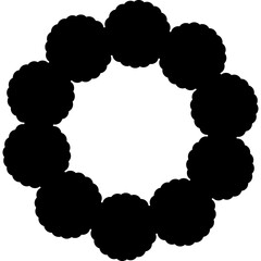 Abstract circular geometric shapes / Formas geométricas circulares abstractas / Abstrakte geometrische Kreisformen