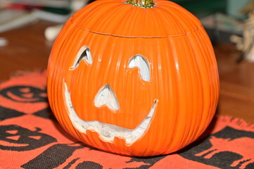 Ceramic Jack-O-Lantern