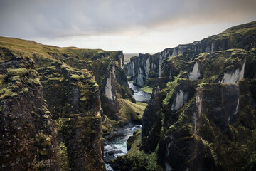 Fototapeta premium fjaðrárgljúfur canyon in Iceland