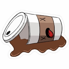 vector illustration of cartoon character