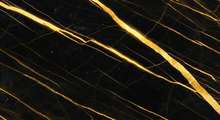 Luxury black marble texture with elegant golden veins for modern interior design and premium background concept

