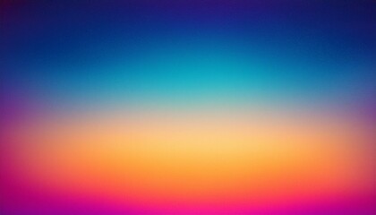 Colourful 80S 90S Style Background Banner With A Noisy Gradient Texture