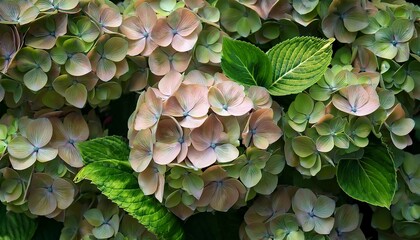 Zielone Kwiaty Hortensji Bukietowej Blimelightr Hydrangea Paniculata W Ogrodzie Letnim Tapeta Z Motywem Kwiatowym T O Dla Projektu