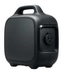 Obraz premium Compact inverter generator with a smooth design and single DC outlet, perfect for