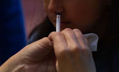 Flu vaccination campaign. Intranasal flu vaccine for school-aged children.