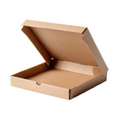 Open Empty Cardboard Box Ready for Packing and Shipping Items