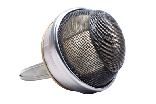 Fencing Mask, with metal mesh, cutout, PNG, isolated on white or transparent background, AI - Powered by Adobe