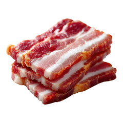 Fresh Raw Pork Belly Slices for Cooking and Culinary Use