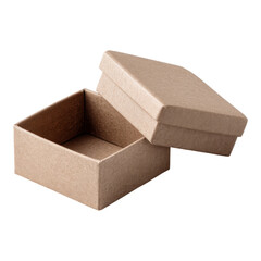 Open Cardboard Box for Packaging Gifts, Supplies, or Crafts