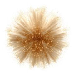 Obraz premium Beautiful Abstract Explosion of Gold Particles in Shimmering Light