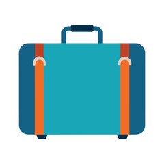 Vector illustration of travel suitcase, Travel bag, Travel trolley suitcase and Travel luggage vector design isolated on white background.
