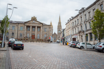 Omagh, United Kingdom - August 16 2025 " Small town in the Northern Ireland"