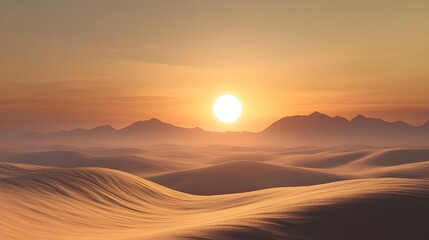 sunset in the mountains