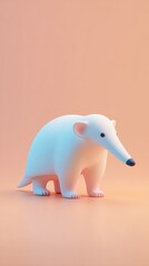 Artistic Depiction Anteater Minimalist Style