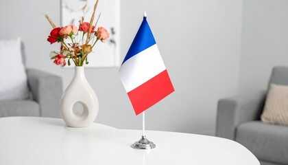 A small French flag