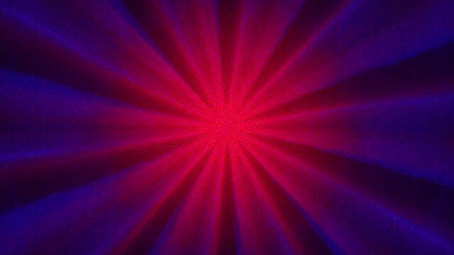 Neon background animation evolves from a bright red core to expansive blue rays, creating an engaging visual experience with smooth transitions and captivating movement