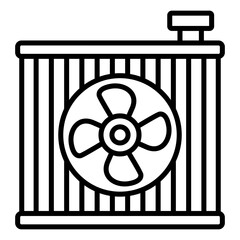 Car Radiator Icon