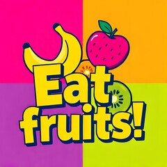  Illustration: "Eat Fruits!"