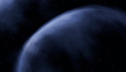 Night landscape Abstract modern futuristic neon background.