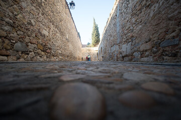 narrow street of the old town