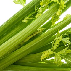 Fresh Celery Stalks - A Vibrant and Healthy Vegetable.