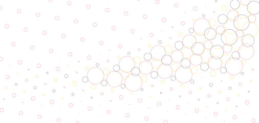 Soft pastel halftone pattern with circular outlines forming diagonal gradient structure elegant minimal abstract background digital modern design ideal for clean visual composition themes