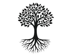 Fototapeta premium vector tree silhouette