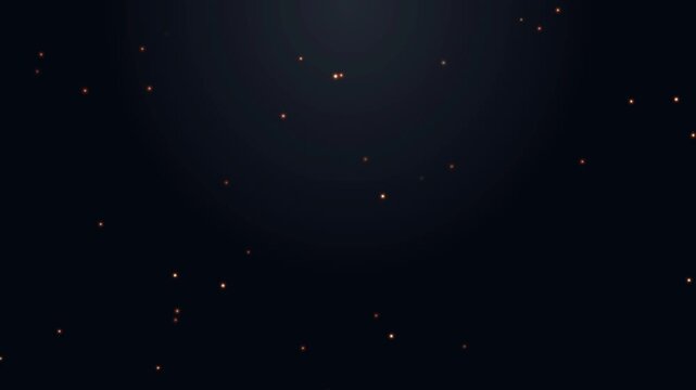 A Gentle Ascent of Summer Fireflies - Serene Animation of Glowing Insects on a Twilight Background