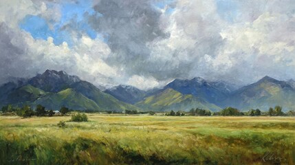 Fototapeta premium Two glasses of green beer sit on a wooden table surrounded by festive decorations. The atmosphere is warm and inviting perfect for a joyful celebration with friends.