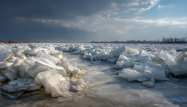Ice landscape outdoors nature.