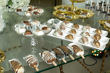 Delicious Candy Bar With Birthday Reception