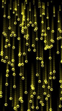 Cascading ROFL Emoji Matrix Loop