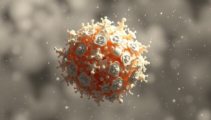 Intricate Viral Structure Visualization