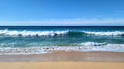 waves on the beach