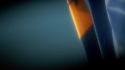 Soft focus close up of the Moldovan flag waving in the wind - Powered by Adobe