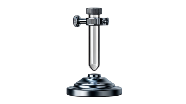 Precision Instrument: a sleek, metallic instrument for scientific or industrial use. The design highlights its functionality and modern aesthetics. 