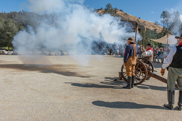 Cannon Firing at Sutter's Mill, Coloma