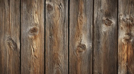 Naklejka premium Beautiful wooden planks showcase unique textures and tones perfect for a rustic setting.