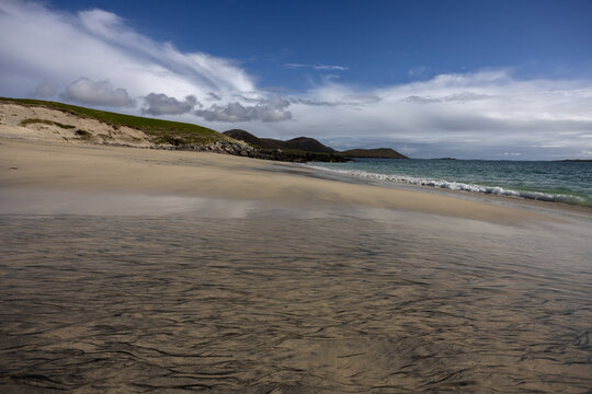 Sand Patterns on Traigh na Cleavag Beach, Isle of Harris, Scotland