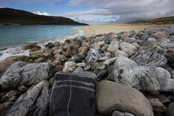 Traigh Mheilein Beach and Scarp, Isle of Harris, Scotland